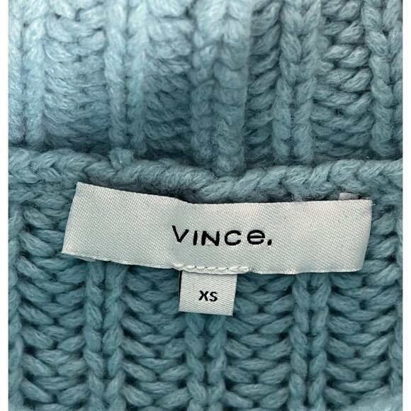 VINCE. Women's Light Blue High Neck Pullover Sweater XS - Picture 2 of 4